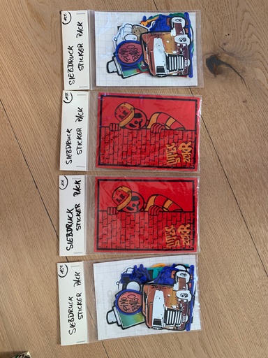 Mix Siebdruck Sticker Pack