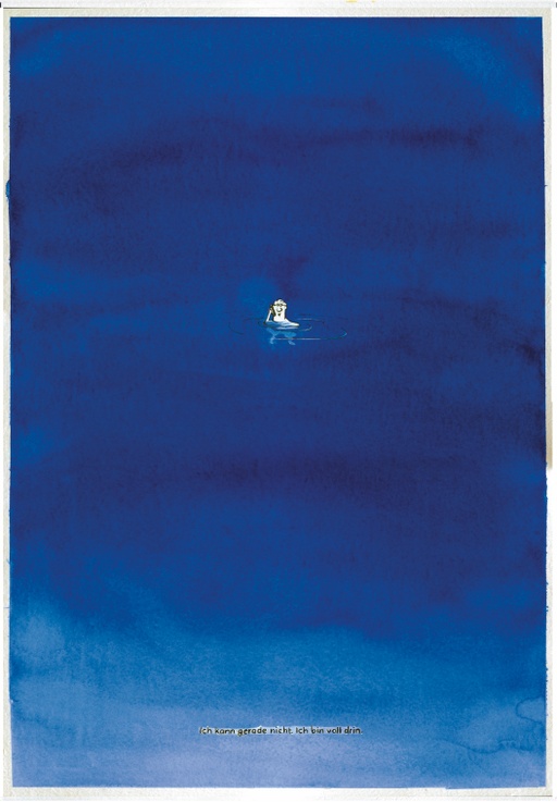 Blau // grün // gelb