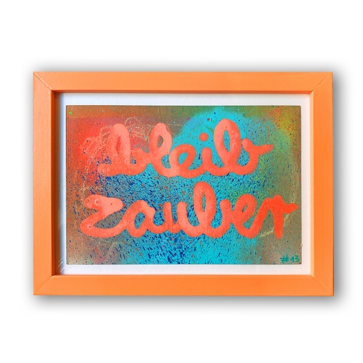 bleib zauber #13 - pfirsich