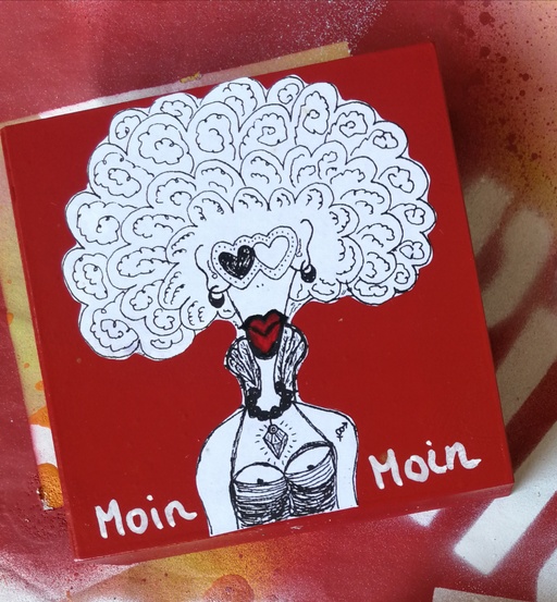 Moin, wild girl - red