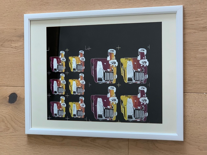 Scania Truck 2 farbiger Siebdruck 