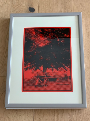 Klapprad Idylle Raster Siebdruck 