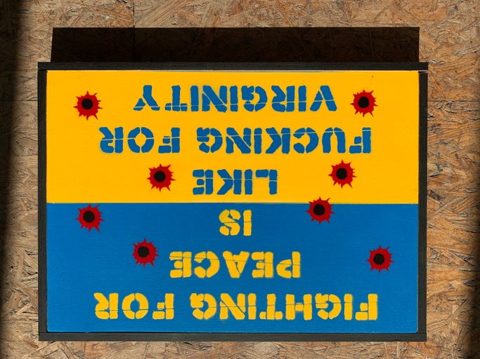 Fighting for peace is like ...