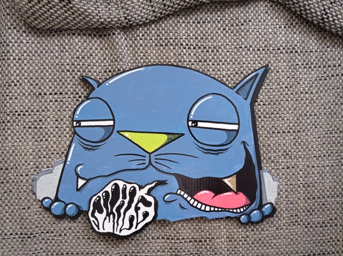 Katze bleu