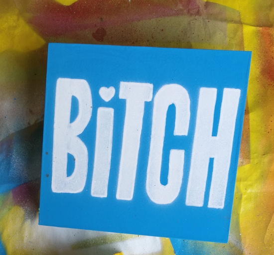 BITCH - blue